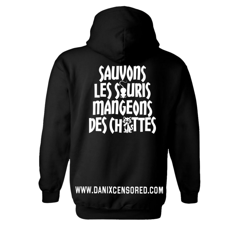 Sweat Sauvons les souris mangeons des chattes (Version 3) [DANIX CENSORED]